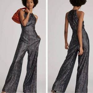 Anthropologie Maeve Sequin Jumpsuit